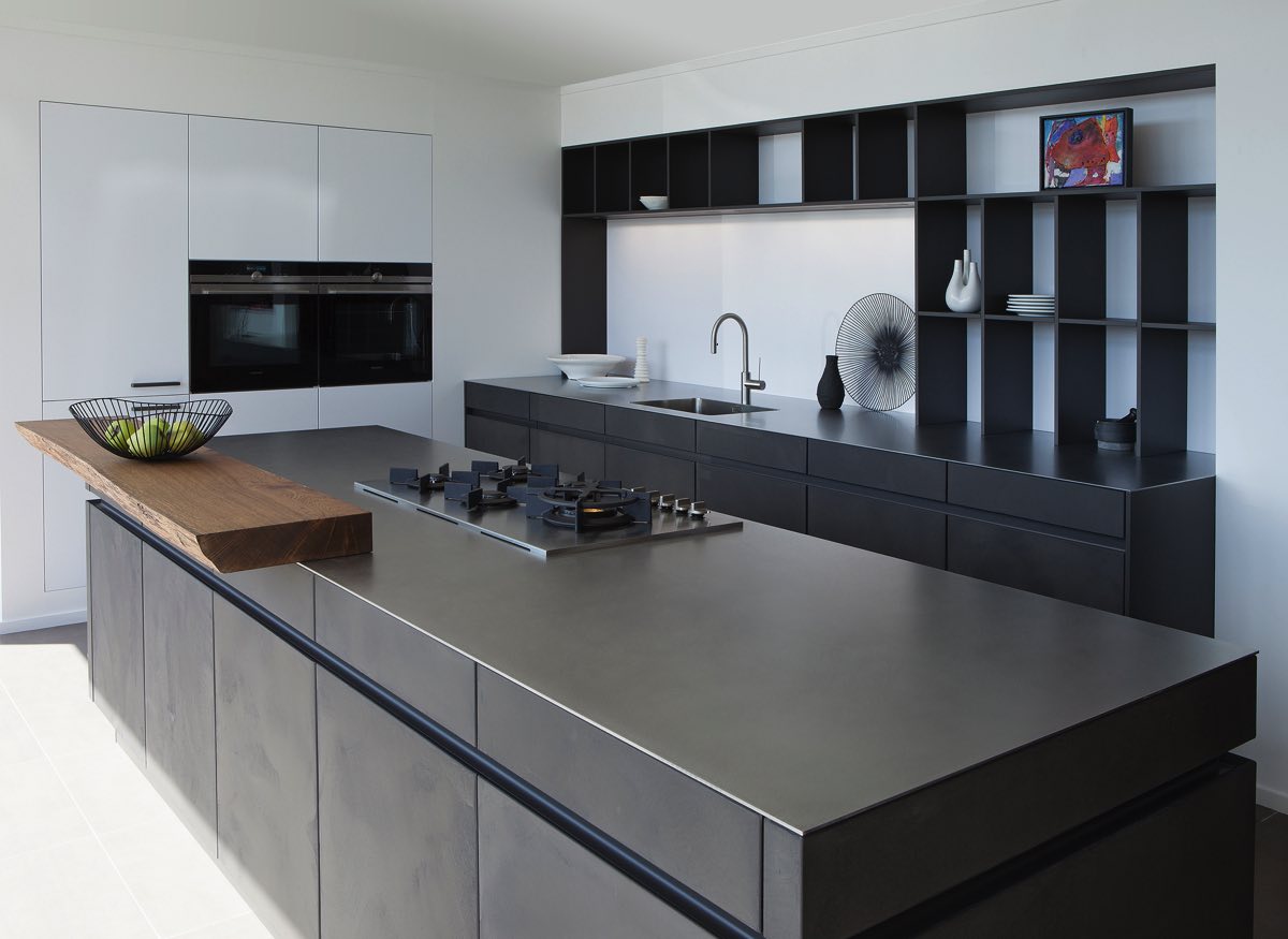 Keukenwerkblad inox Franke