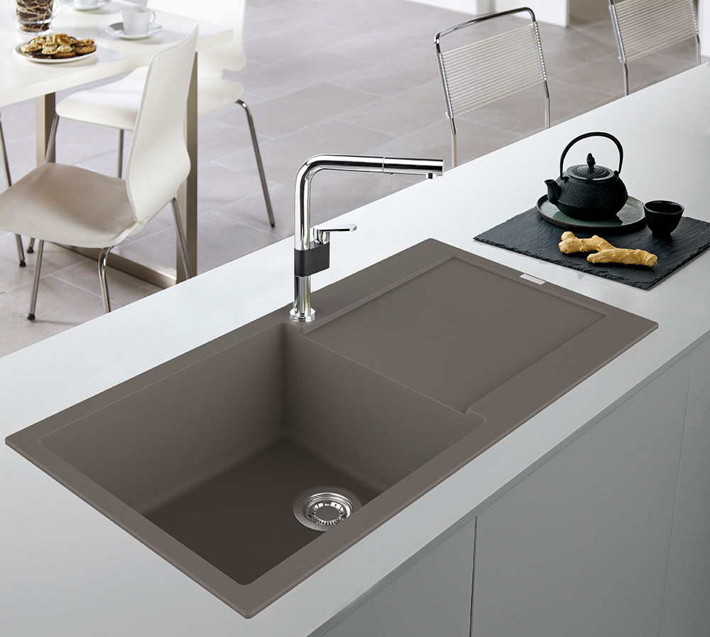 Franke: spoeltafel Maris XL in Fragranit+